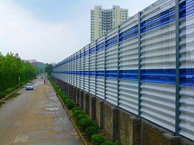 Steel structure of wind fence